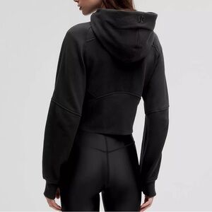 Black Lululemon Scuba Oversized Half Zip Hoodie XS/S